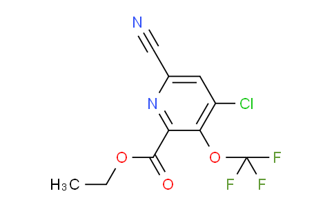 AM216621 | 1804369-20-7 | Ethyl 4-chloro-6-cyano-3-(trifluoromethoxy)pyridine-2-carboxylate