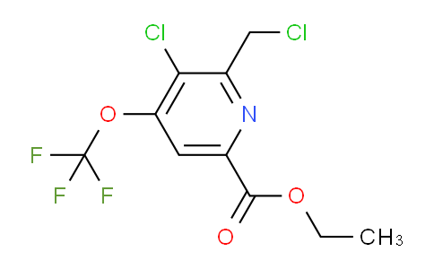 Ethyl 3-chloro-2-(chloromethyl)-4-(trifluoromethoxy)pyridine-6-carboxylate