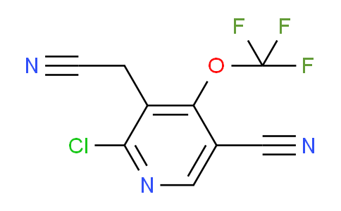 2-Chloro-5-cyano-4-(trifluoromethoxy)pyridine-3-acetonitrile