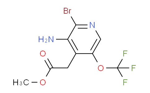 AM21665 | 1804606-24-3 | Methyl 3-amino-2-bromo-5-(trifluoromethoxy)pyridine-4-acetate