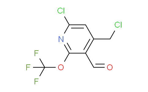 AM216656 | 1804794-82-8 | 6-Chloro-4-(chloromethyl)-2-(trifluoromethoxy)pyridine-3-carboxaldehyde