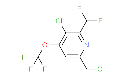 AM216674 | 1803634-96-9 | 3-Chloro-6-(chloromethyl)-2-(difluoromethyl)-4-(trifluoromethoxy)pyridine