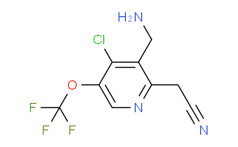AM216677 | 1804667-27-3 | 3-(Aminomethyl)-4-chloro-5-(trifluoromethoxy)pyridine-2-acetonitrile
