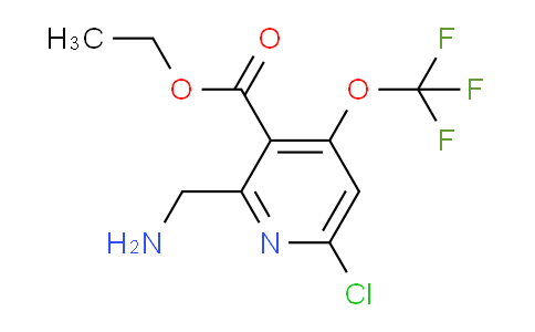 AM216693 | 1803995-32-5 | Ethyl 2-(aminomethyl)-6-chloro-4-(trifluoromethoxy)pyridine-3-carboxylate