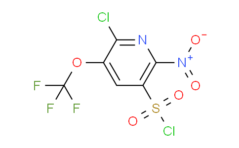 2-Chloro-6-nitro-3-(trifluoromethoxy)pyridine-5-sulfonyl chloride