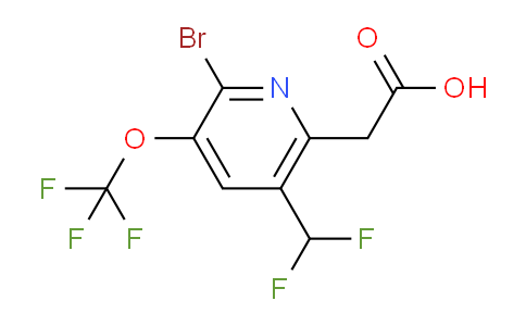 AM216724 | 1806121-03-8 | 2-Bromo-5-(difluoromethyl)-3-(trifluoromethoxy)pyridine-6-acetic acid