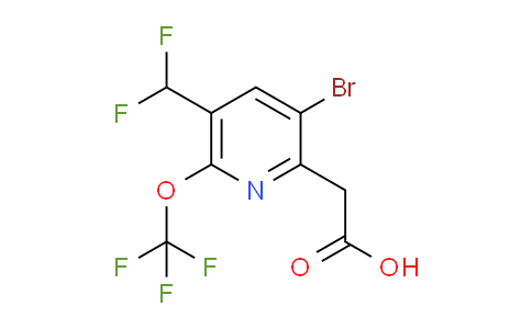 AM216731 | 1804363-15-2 | 3-Bromo-5-(difluoromethyl)-6-(trifluoromethoxy)pyridine-2-acetic acid