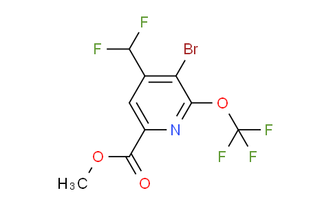 AM216733 | 1806173-08-9 | Methyl 3-bromo-4-(difluoromethyl)-2-(trifluoromethoxy)pyridine-6-carboxylate