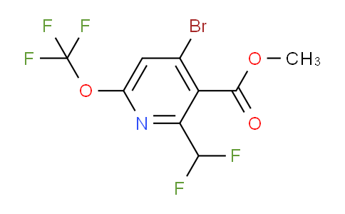 AM216734 | 1803642-03-6 | Methyl 4-bromo-2-(difluoromethyl)-6-(trifluoromethoxy)pyridine-3-carboxylate
