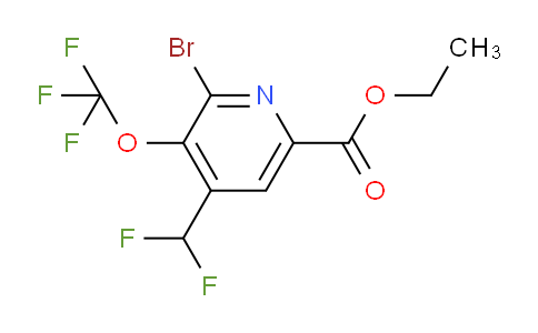 AM216738 | 1803642-11-6 | Ethyl 2-bromo-4-(difluoromethyl)-3-(trifluoromethoxy)pyridine-6-carboxylate