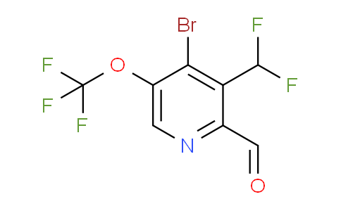 AM216750 | 1804616-13-4 | 4-Bromo-3-(difluoromethyl)-5-(trifluoromethoxy)pyridine-2-carboxaldehyde