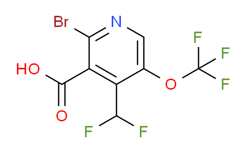 AM216752 | 1803641-39-5 | 2-Bromo-4-(difluoromethyl)-5-(trifluoromethoxy)pyridine-3-carboxylic acid