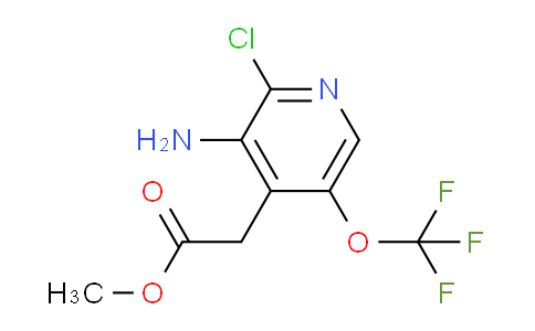 AM21676 | 1806149-45-0 | Methyl 3-amino-2-chloro-5-(trifluoromethoxy)pyridine-4-acetate