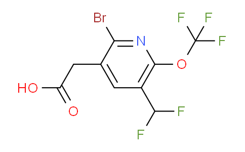 AM216761 | 1806232-22-3 | 2-Bromo-5-(difluoromethyl)-6-(trifluoromethoxy)pyridine-3-acetic acid