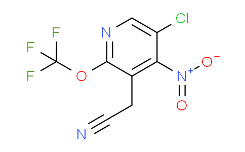 5-Chloro-4-nitro-2-(trifluoromethoxy)pyridine-3-acetonitrile
