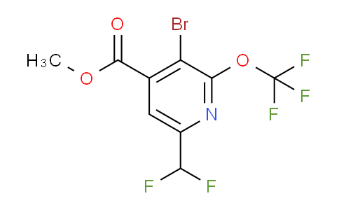 AM216770 | 1804751-00-5 | Methyl 3-bromo-6-(difluoromethyl)-2-(trifluoromethoxy)pyridine-4-carboxylate