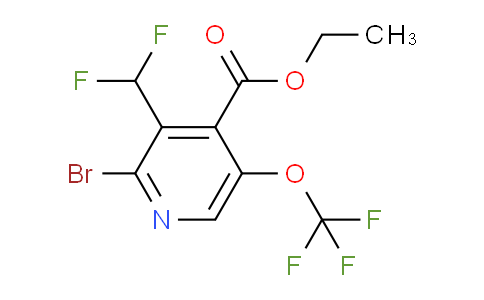 AM216772 | 1803681-56-2 | Ethyl 2-bromo-3-(difluoromethyl)-5-(trifluoromethoxy)pyridine-4-carboxylate