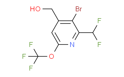 AM216773 | 1804615-67-5 | 3-Bromo-2-(difluoromethyl)-6-(trifluoromethoxy)pyridine-4-methanol