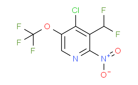 AM216784 | 1804555-98-3 | 4-Chloro-3-(difluoromethyl)-2-nitro-5-(trifluoromethoxy)pyridine