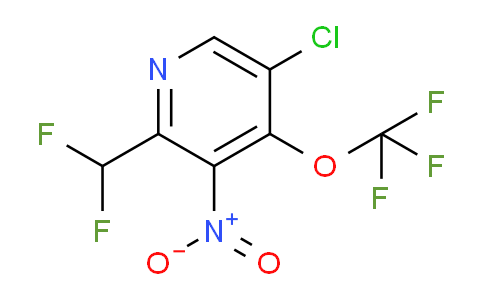 5-Chloro-2-(difluoromethyl)-3-nitro-4-(trifluoromethoxy)pyridine