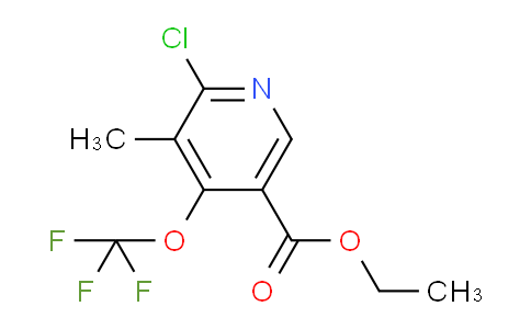 Ethyl 2-chloro-3-methyl-4-(trifluoromethoxy)pyridine-5-carboxylate