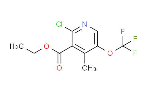 Ethyl 2-chloro-4-methyl-5-(trifluoromethoxy)pyridine-3-carboxylate