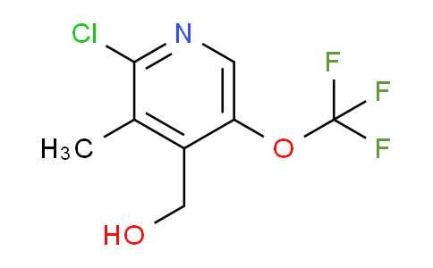 2-Chloro-3-methyl-5-(trifluoromethoxy)pyridine-4-methanol