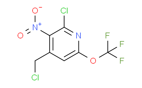 2-Chloro-4-(chloromethyl)-3-nitro-6-(trifluoromethoxy)pyridine