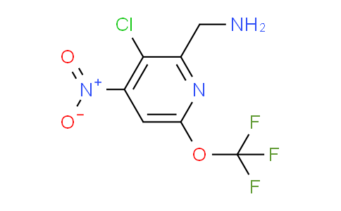 2-(Aminomethyl)-3-chloro-4-nitro-6-(trifluoromethoxy)pyridine