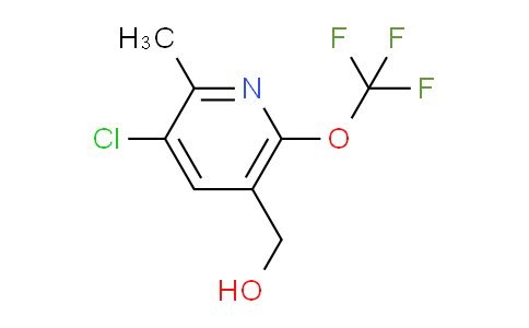 3-Chloro-2-methyl-6-(trifluoromethoxy)pyridine-5-methanol