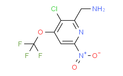 2-(Aminomethyl)-3-chloro-6-nitro-4-(trifluoromethoxy)pyridine