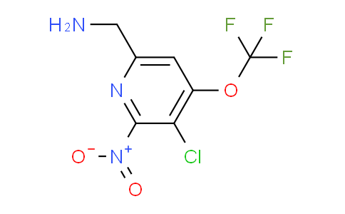 6-(Aminomethyl)-3-chloro-2-nitro-4-(trifluoromethoxy)pyridine