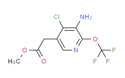 AM21681 | 1804534-02-8 | Methyl 3-amino-4-chloro-2-(trifluoromethoxy)pyridine-5-acetate