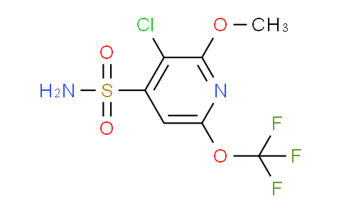 3-Chloro-2-methoxy-6-(trifluoromethoxy)pyridine-4-sulfonamide