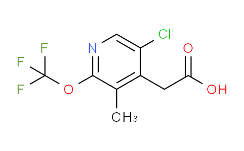 5-Chloro-3-methyl-2-(trifluoromethoxy)pyridine-4-acetic acid