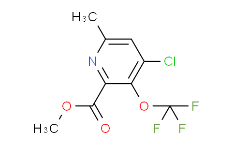 Methyl 4-chloro-6-methyl-3-(trifluoromethoxy)pyridine-2-carboxylate
