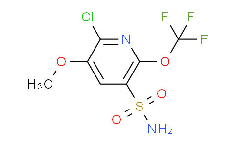 2-Chloro-3-methoxy-6-(trifluoromethoxy)pyridine-5-sulfonamide