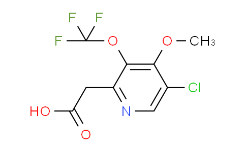 5-Chloro-4-methoxy-3-(trifluoromethoxy)pyridine-2-acetic acid