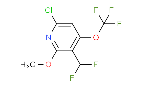 6-Chloro-3-(difluoromethyl)-2-methoxy-4-(trifluoromethoxy)pyridine