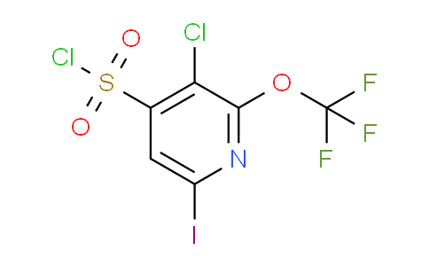 3-Chloro-6-iodo-2-(trifluoromethoxy)pyridine-4-sulfonyl chloride