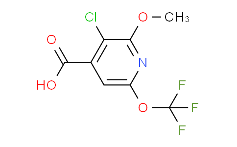 3-Chloro-2-methoxy-6-(trifluoromethoxy)pyridine-4-carboxylic acid