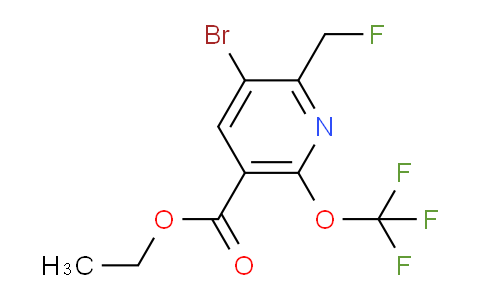 AM216869 | 1803684-83-4 | Ethyl 3-bromo-2-(fluoromethyl)-6-(trifluoromethoxy)pyridine-5-carboxylate