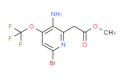 Methyl 3-amino-6-bromo-4-(trifluoromethoxy)pyridine-2-acetate
