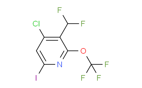 4-Chloro-3-(difluoromethyl)-6-iodo-2-(trifluoromethoxy)pyridine