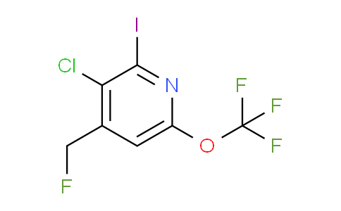 3-Chloro-4-(fluoromethyl)-2-iodo-6-(trifluoromethoxy)pyridine