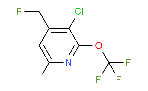 3-Chloro-4-(fluoromethyl)-6-iodo-2-(trifluoromethoxy)pyridine
