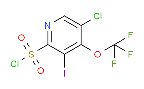 5-Chloro-3-iodo-4-(trifluoromethoxy)pyridine-2-sulfonyl chloride