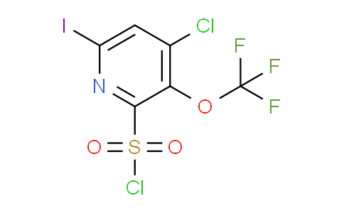 4-Chloro-6-iodo-3-(trifluoromethoxy)pyridine-2-sulfonyl chloride