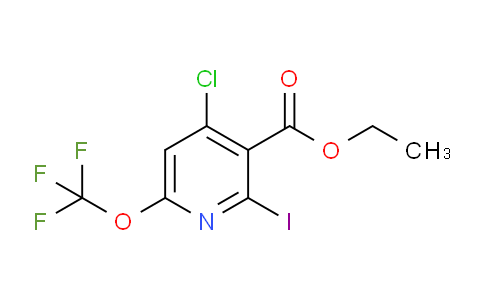 Ethyl 4-chloro-2-iodo-6-(trifluoromethoxy)pyridine-3-carboxylate