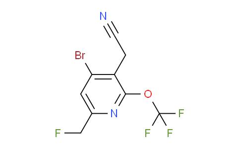 AM216905 | 1806154-08-4 | 4-Bromo-6-(fluoromethyl)-2-(trifluoromethoxy)pyridine-3-acetonitrile